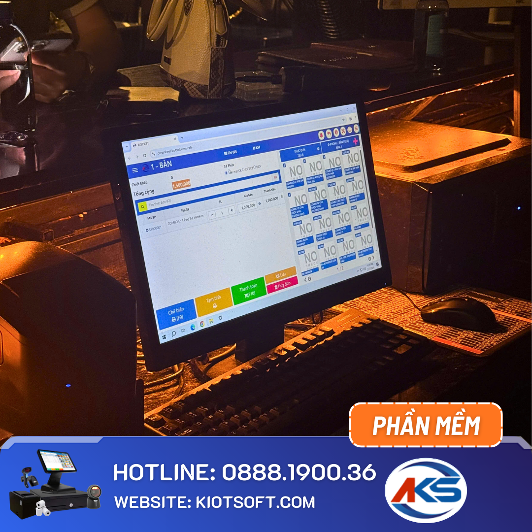 Quán Bar Ứng Dụng Phần Mềm Bán Hàng Kiotsoft