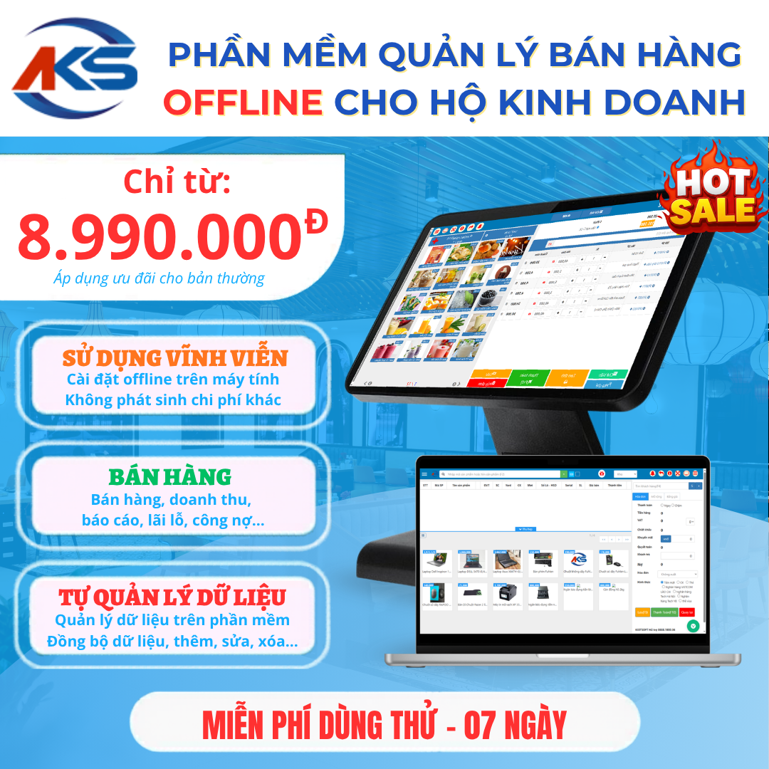 Top phần mềm bán hàng offline tốt nhất hiện nay – Giải pháp tối ưu cho cửa hàng