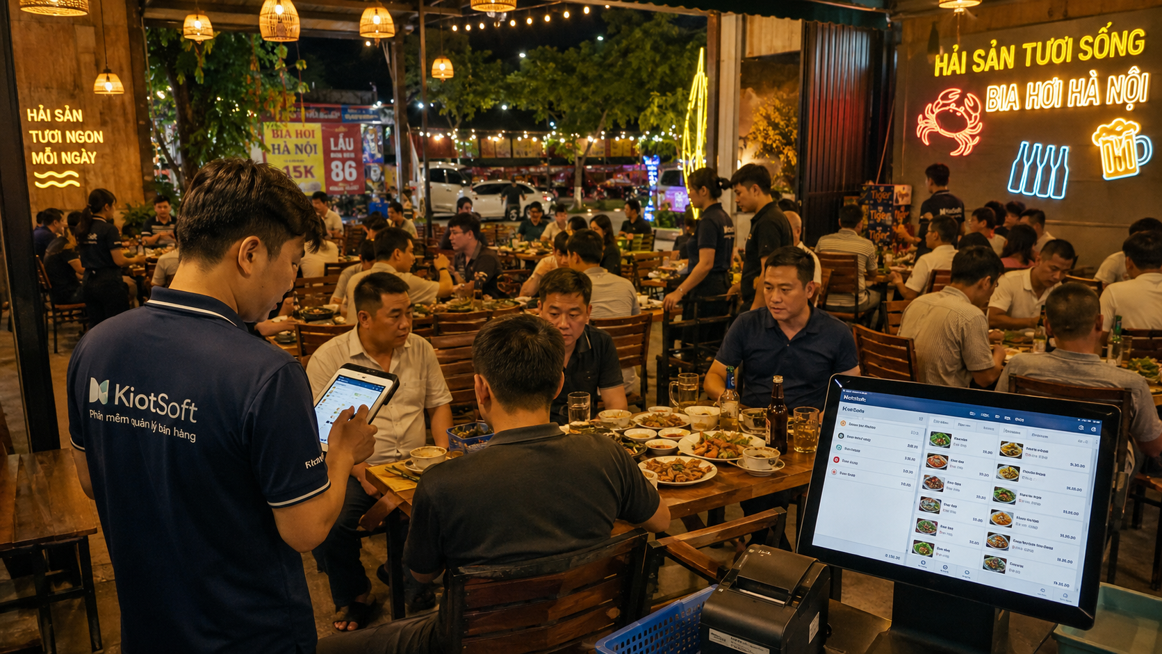 Chủ quán bia hơi, quán nhậu dùng phần mềm gì?