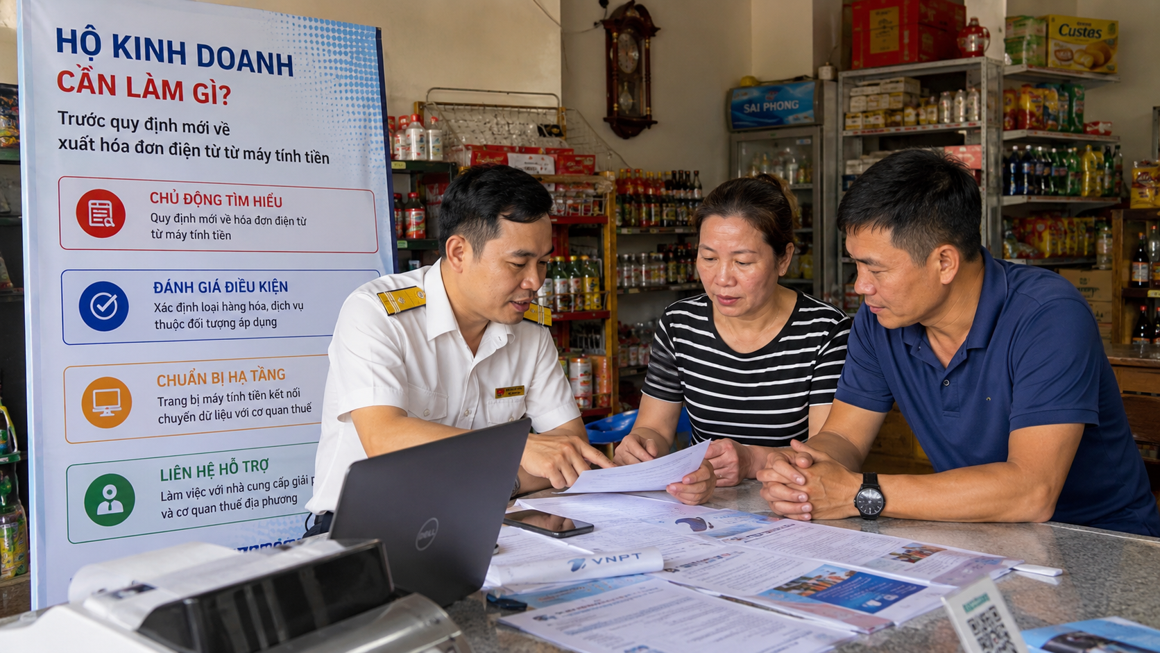 Phó Thủ tướng chỉ đạo nghiên cứu đề xuất áp dụng thuế khoán đối với hộ kinh doanh có doanh thu dưới 5 tỷ đồng